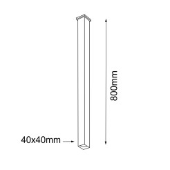 Plafon Doha - Czarny IP44 (800 mm) 8076 Antigo