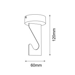 Uchwyt mocujący do Hebi – Czarny 5062 Antigo