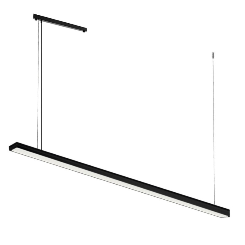 Lampa wisząca Hiate Line - Czarna (1800 mm) 3000K 1856 Antigo