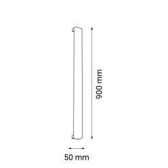 Kinkiet Hoso 90 - Czarny (900 mm) 3000K 4013 Antigo