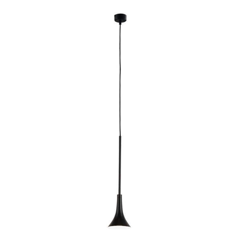 Lampa wisząca Kanzaki 1 - Czarna (100 mm) 3000K 7940 Antigo