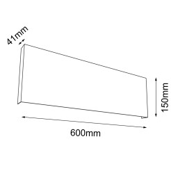 Kinkiet Kitami 3 - Czarny (600 mm) 4412 Antigo