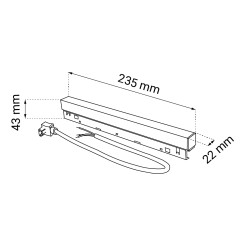 Zasilacz wpinany 100W (system Komatsu) - Czarny 6635 Antigo