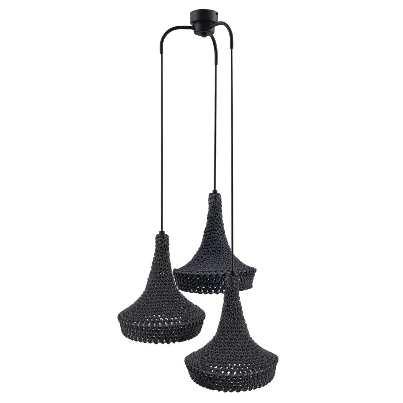 Lampa wisząca Mahaka 3 - Szara (500 mm) 5183 Antigo