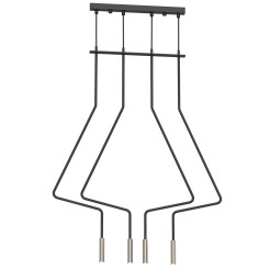 Lampa wisząca no. Vi 4 - Czarna (1120 mm) 5141 Antigo