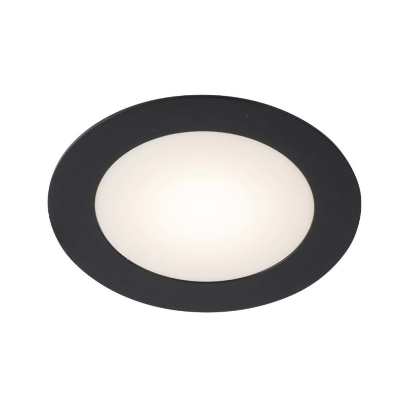 Lampa wpuszczana Tottori Il - Czarna (125 mm) IP44 3000K 8058 Antigo