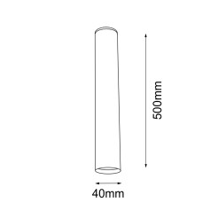 Plafon Yabu 50 - Czarny (500 mm) 1089 Antigo