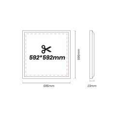 Panel Led 40W 4000K Backlit 60x60 EKP0573