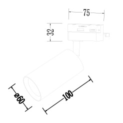 Oprawa Pipe Track Złoty 1xGU10 ML1155