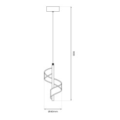 Lampa wisząca LARGO 10W LED ML1041