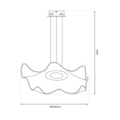 Lampa wisząca LARGO 16W LED ML1042