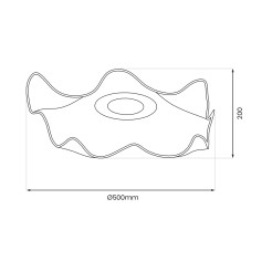 Lampa sufitowa LARGO 16W LED ML1043