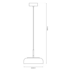 Lampa wisząca VETRO CLEAR 6W ML1044