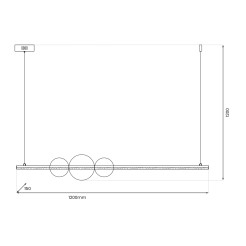 Lampa wisząca KUGEL 30W ML0982