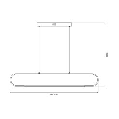 Lampa wisząca FRAME 42W ML1046