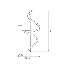 Kinkiet TWIST 12W LED ML1058