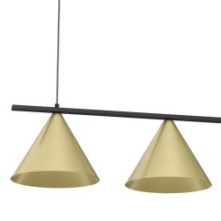 Lampa wisząca CAPITAL CZARNY-ZŁOTY 3XGX53 MLP0937