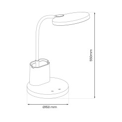 Lampka biurkowa SCUOLA BLACK 5W LED ML1015