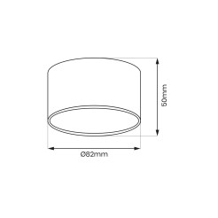 Oprawa Cyklop Spot Biały 1xGx53 ML1201