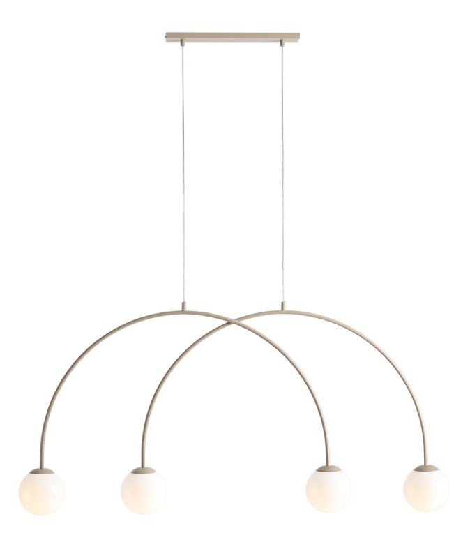 LAMPA WISZĄCA UNA 4 BEIGE S 1116L17_S