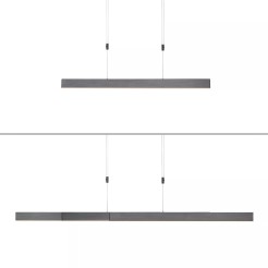 2525-15 Pendant light, grey 3xLED-Board/13W/2700-5000K INDOOR LIGNH , ip 20