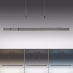 2525-15 Pendant light, grey 3xLED-Board/13W/2700-5000K INDOOR LIGNH , ip 20