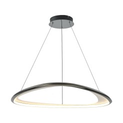 MD3888-1L-3BCT GETAFE LAMPA WISZĄCA CZARNY CHROM/BLACK CHROME