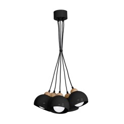 Lampa wisząca DAMA BLACK 5xE27 MLP6590