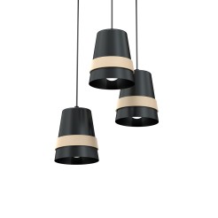 Lampa wisząca VENEZIA BLACK 3xE27 MLP5454