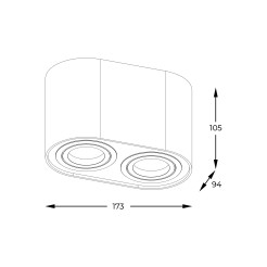 Zuma Line ACGU10-191-N RONDOC SPOT