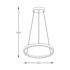 2023201-GD60 BRENO LAMPA WISZĄCA ZŁOTA/GOLD