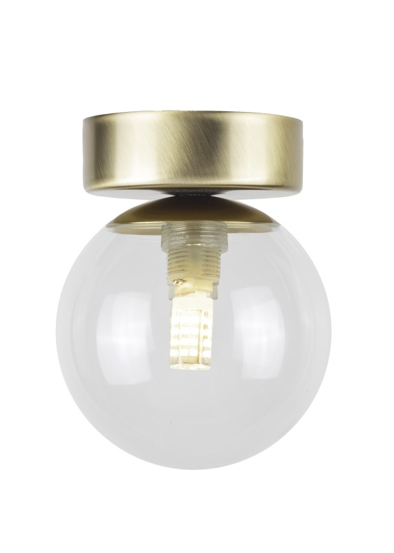 PERLA LUX 1 plafon transparentny 40851