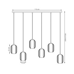 VERDI 6 BL OPAL 1435/6