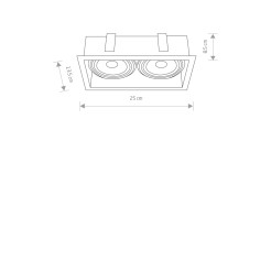 Oprawa downlight/oczko Nowodvorski white 9412