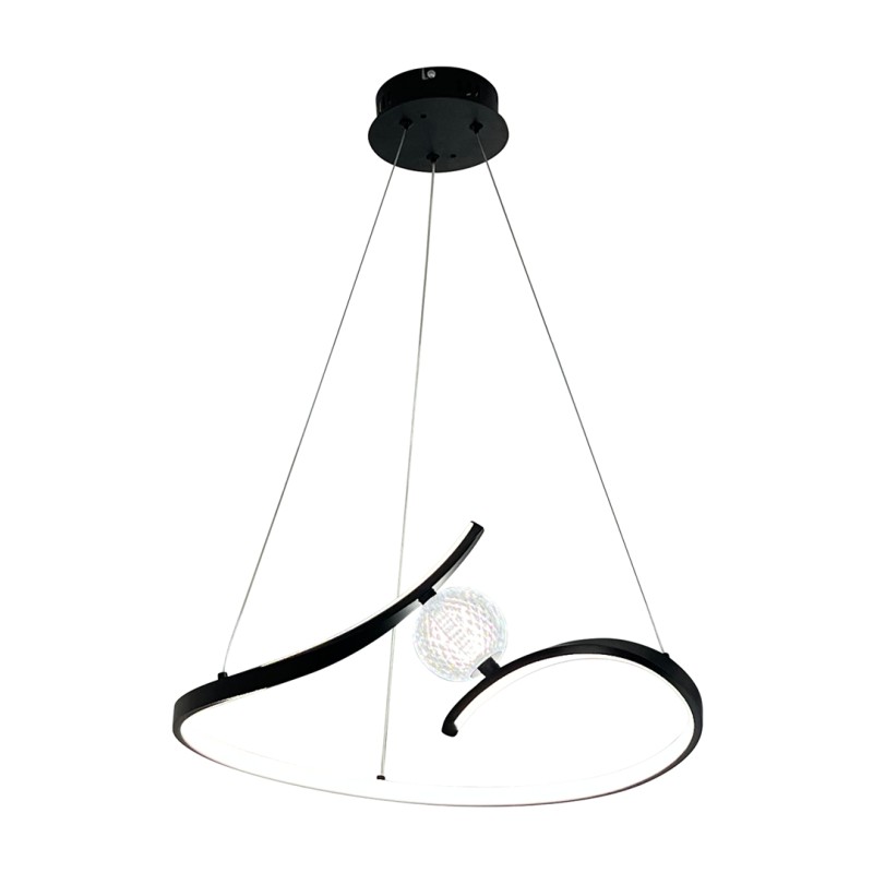 Lampa wisząca PERLA BLACK 34W LED ML1177