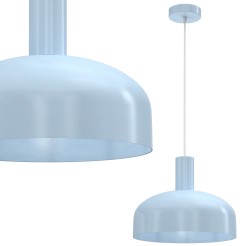 Lampa wisząca VISBY BŁĘKITNY 1xE27 MLP1556