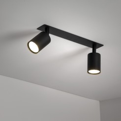 NEX BLACK 2XGU10 LAMPA SUFITOWA PODTYNKOWA 10799