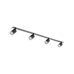 NEX BLACK 4XGU10 LAMPA SUFITOWA PODTYNKOWA 10801