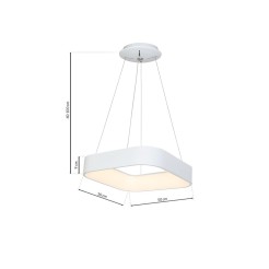 LAMPA WISZĄCA ASTRO WHITE 40W LED 4000K ML1853