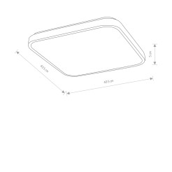 AGNES SQUARE LED PRO 10992