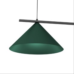 Lampa wisząca CAPITAL BLACK/GREEN 2XGX53 MLP1529