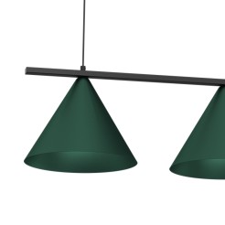 Lampa wisząca CAPITAL BLACK GREEN 3XGX53 MLP1530