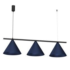 Lampa wisząca CAPITAL BLACK/NAVY BLUE 3XGX53 MLP1532