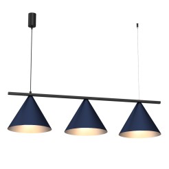 Lampa wisząca CAPITAL BLACK/NAVY BLUE 3XGX53 MLP1532