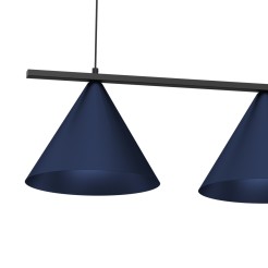 Lampa wisząca CAPITAL BLACK/NAVY BLUE 3XGX53 MLP1532