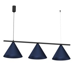 Lampa wisząca CAPITAL BLACK/NAVY BLUE 3XGX53 MLP1532