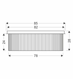 MARANGA lampa sufitowa plafon złoty 10x10W E14 kryształy bezbarwne 18-33345