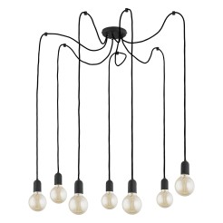 QUALLE BLACK LAMPA WISZĄCA 7 2363