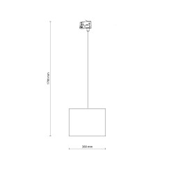 TRACER JUTA 380 TRÓJOBWODOWY 1XE27 10688