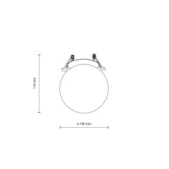 VOX 1 X G9 LAMPA SUFITOWA PODTYNKOWA 10963